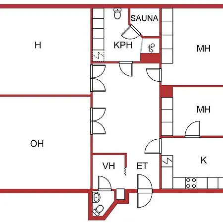 Apartamento Poista 2ndhomes 117 M2 Bright Top Floor 3 Bedroom With Sauna In Center *