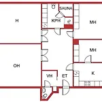 公寓 Poista 2ndhomes 117 M2 Bright Top Floor 3 Bedroom With Sauna In Center *